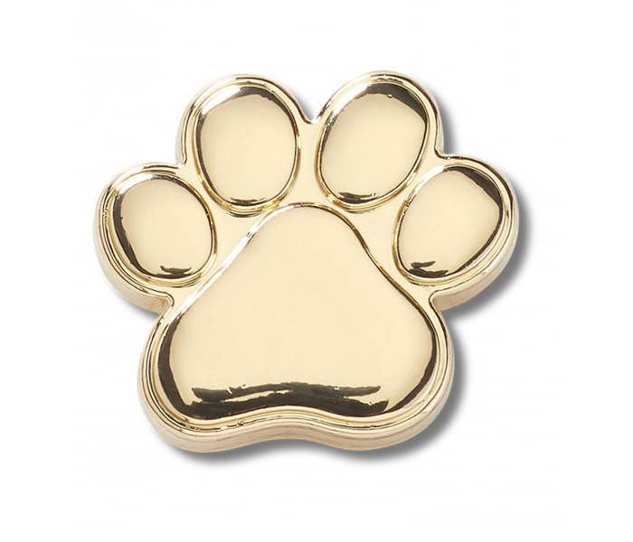 Crocs ukras Jibbitz Gold Dog Paw