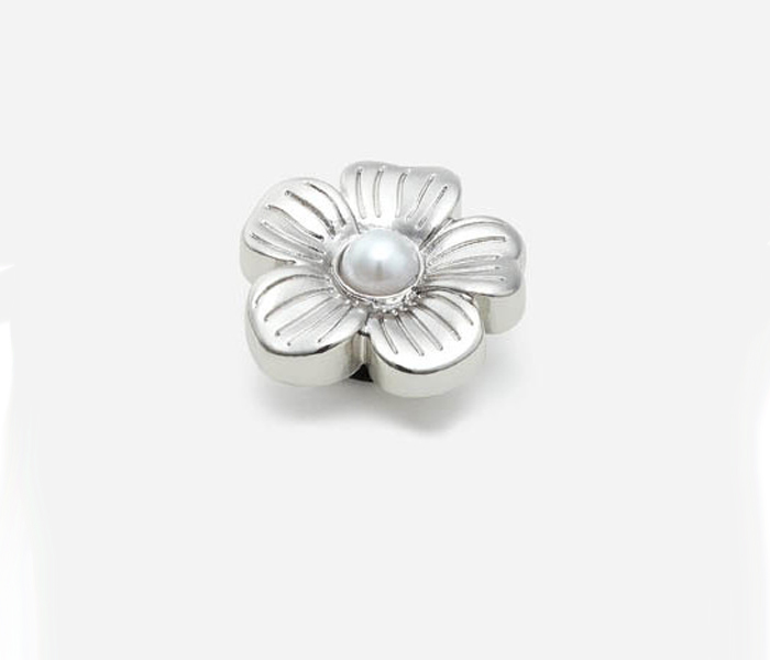 Crocs ukras Jibbitz Silver Mnchrm Daisy 2