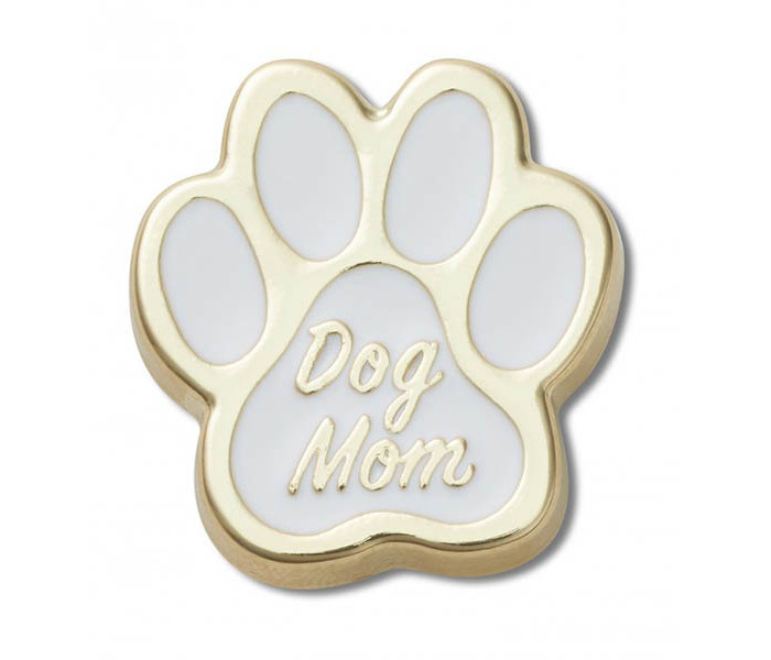Crocs ukras Jibbitz Gold Dog Mom Paw