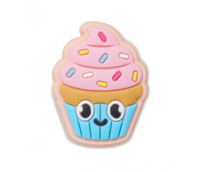 Crocs ukras Jibbitz Cupcake with Smile