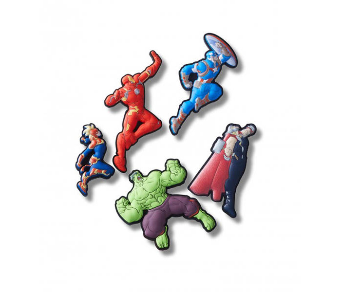 Crocs ukras Jibbitz Avengers Heroes 5PCk