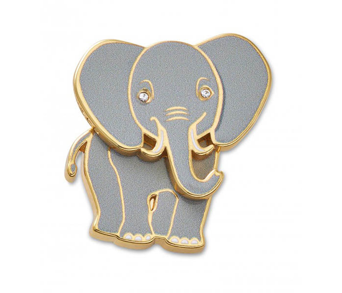 Crocs ukras Jibbitz Enamel Elephant