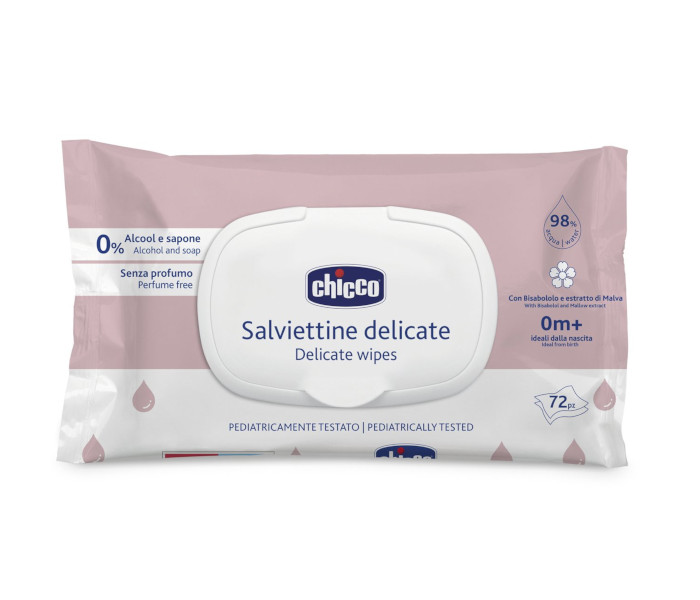 Maramice vlažne 72 kom sa poklopcem delicate