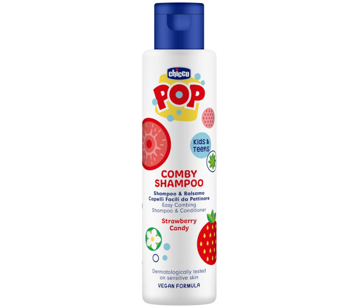 Šampon i regenerator jagoda POP 250ml 2u1