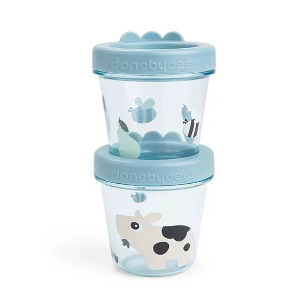 Posuda za čuvanje hrane 2 komada, Tiny farm Blue