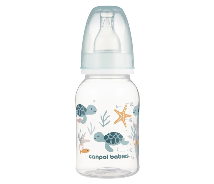 Flašica Canpol babies usko grlo 120 ml love&sea blue