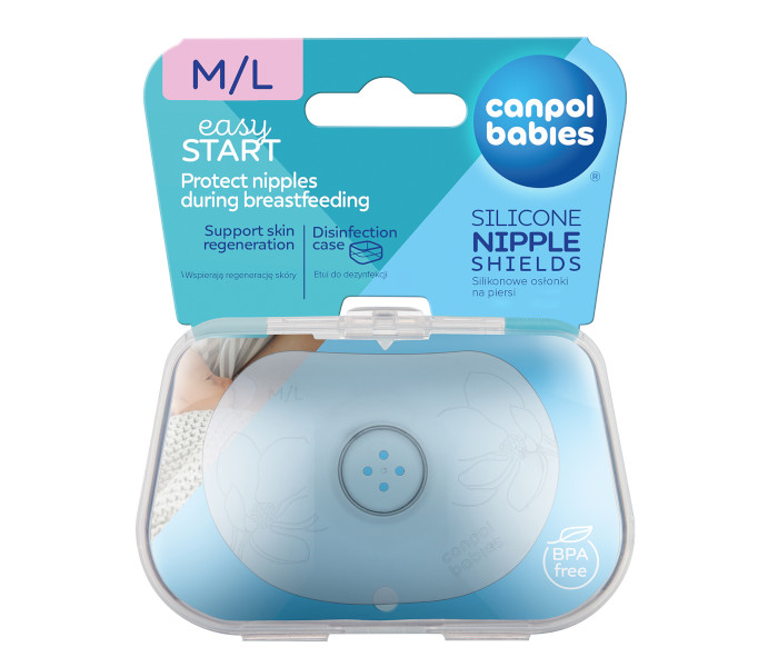 Canpol babies zaštita za bradavice silikon -m/l