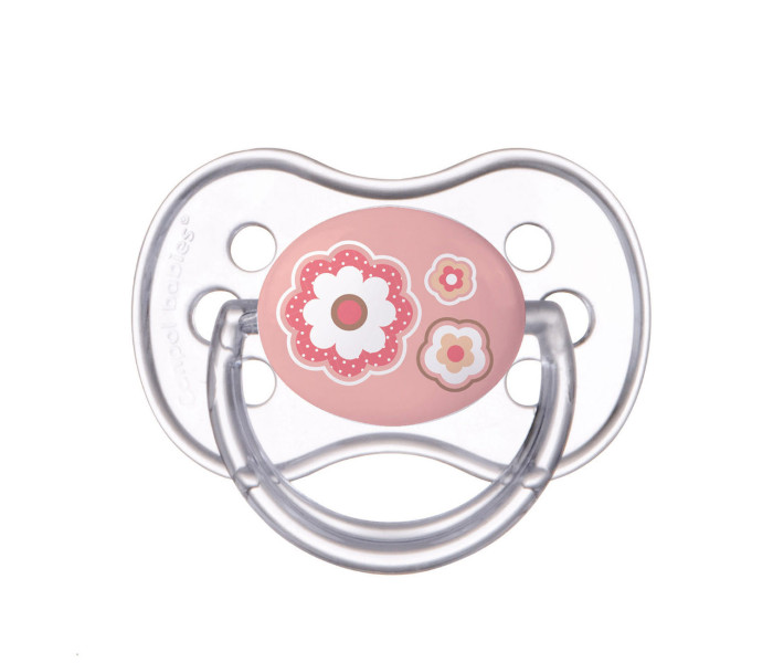 Varalica silikon-simetrična 0- 6m,1/1 pink