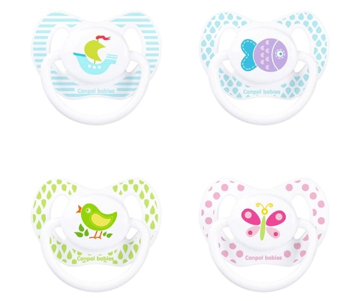 Varalica Canpol babies silikon ortodonska 0-6mj summertime
