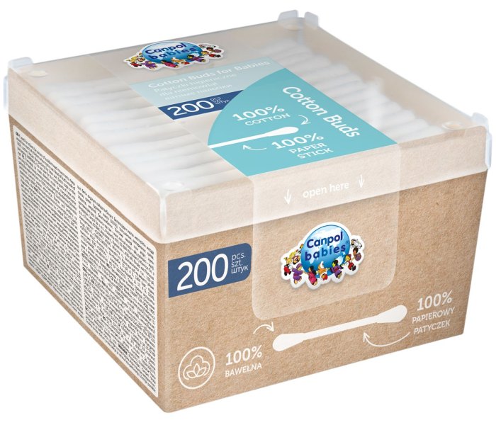 Štapići sa higijenskom vatom 200komada