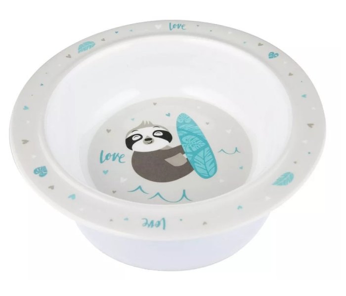 Canpol babies činija melamin sa prijanjajućim dnom, 270ml. siva