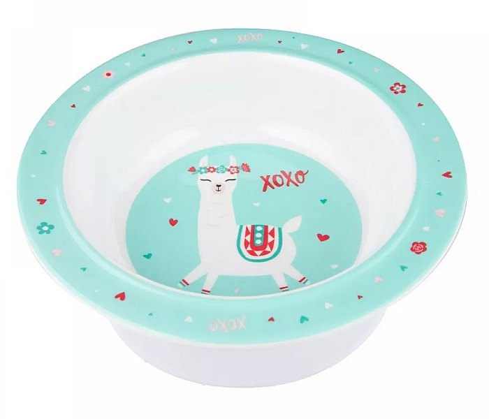 Canpol babies činija melamin sa prijanjajućim dnom, 270ml. tirkiz