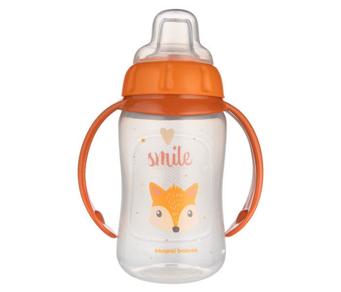 Šolja za bebe sa silikonskim kljunom, 320ml.cute animals