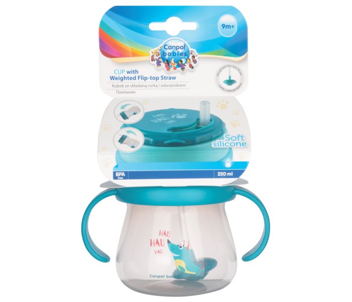Šolja Canpol babies 250ml. sa slamčicom