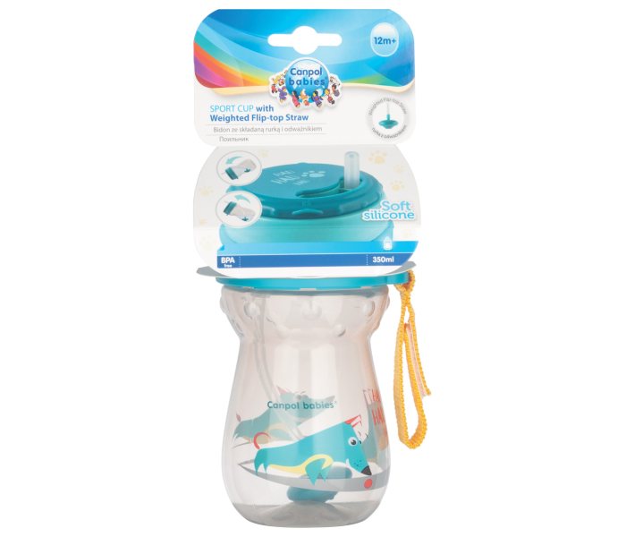 Šolja Canpol babies sportska 350ml. sa slamčicom