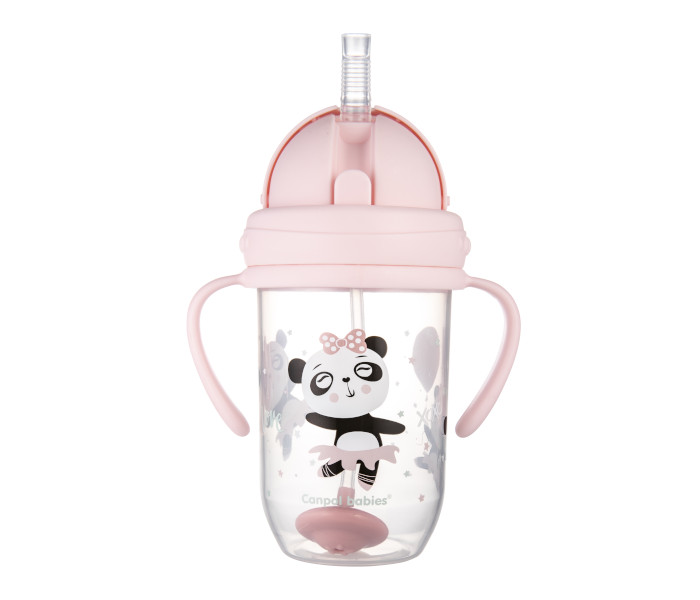 Šolja za bebe sa ručkama 270ml.bez prosipanja, exotic