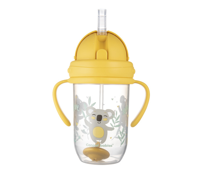 Šolja za bebe sa ručkama 270ml.bez prosipanja, exotic