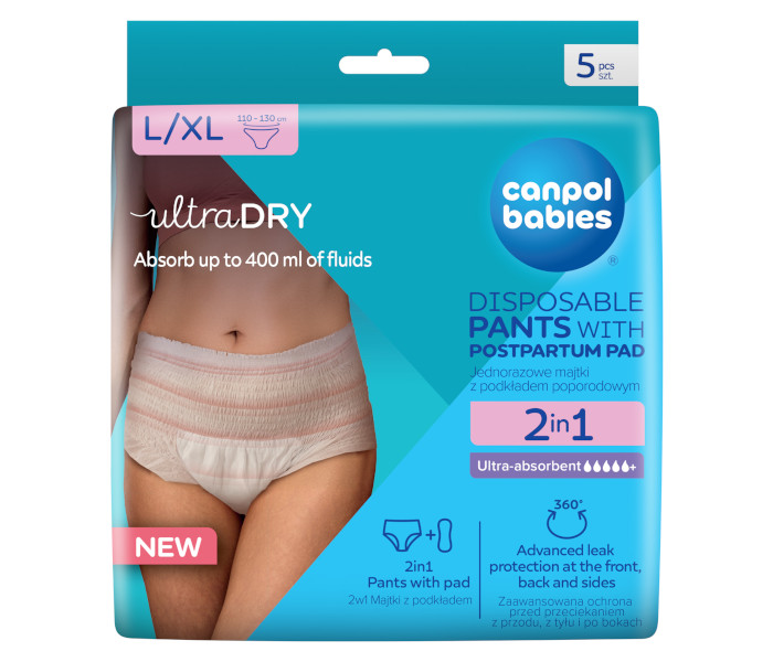 Gaćice za porodilje sa uloškom L/XL