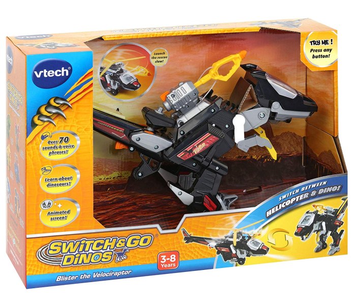 Dino velociraptor helikopter 3-8g