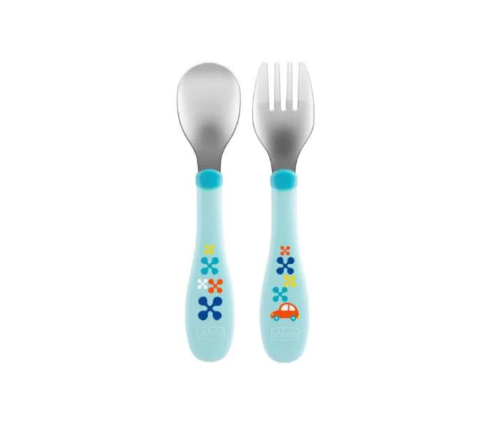 Set metalni  viljuska i kasika 18m+