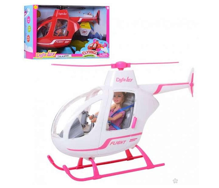 Igračka lutka Defa Lucy u helikopteru