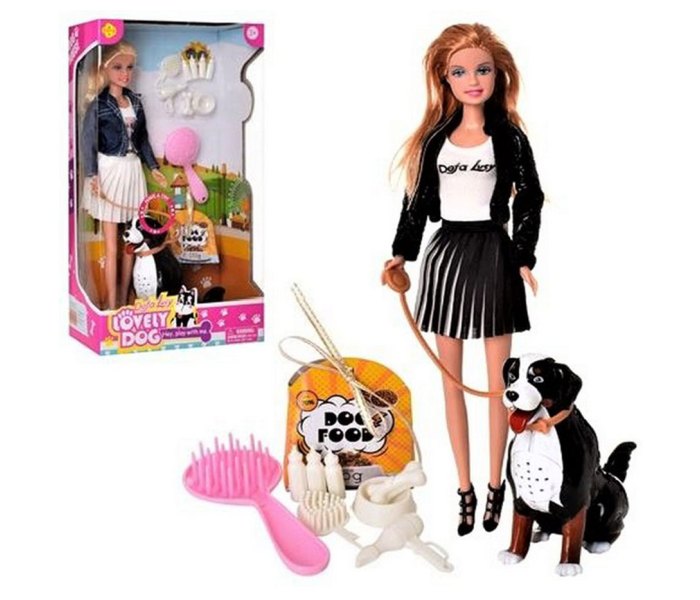 Igračka lutka Defa Lucy set sa psom