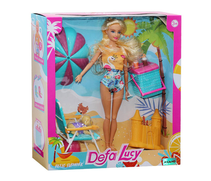 Defa lutka na plaži