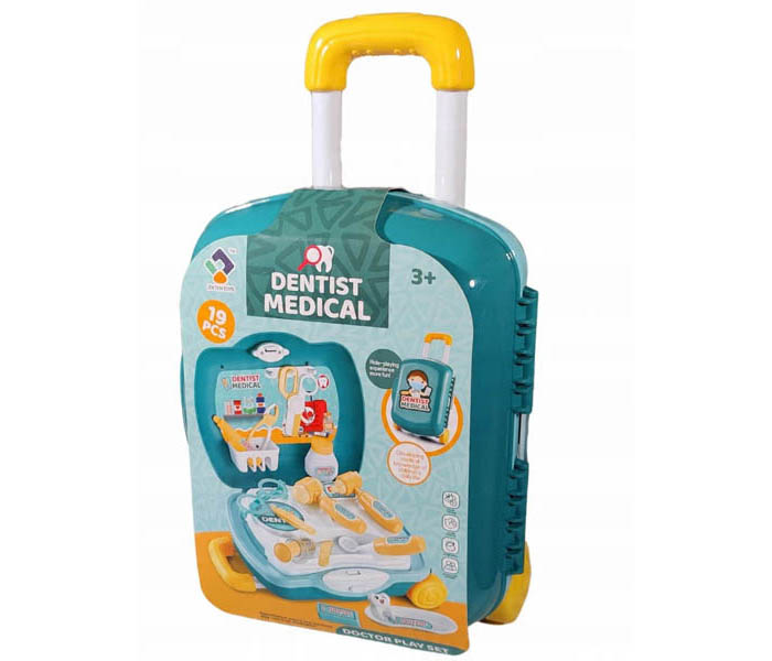 Igracka  kofer na tockice sa medicinskom opremom