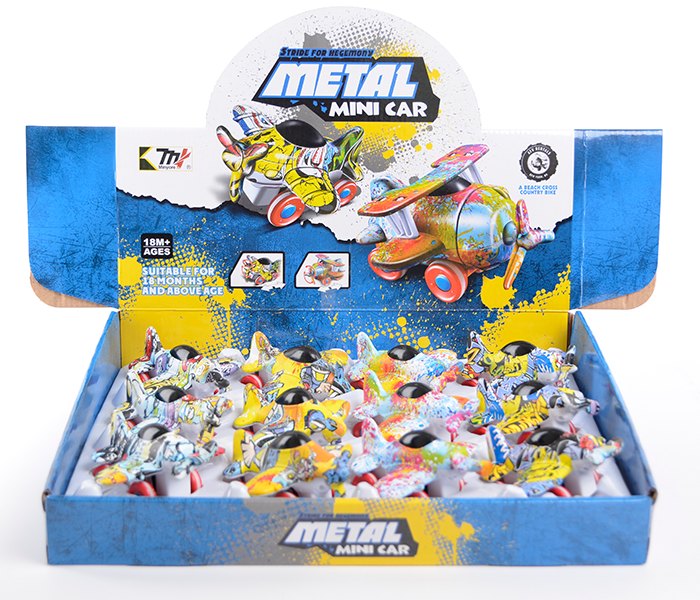 Igracka metalni avion frikcija 12/1