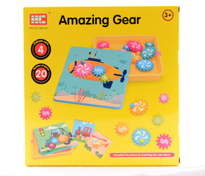 Igračka kreativna tabla, zupčanici 20 kom.