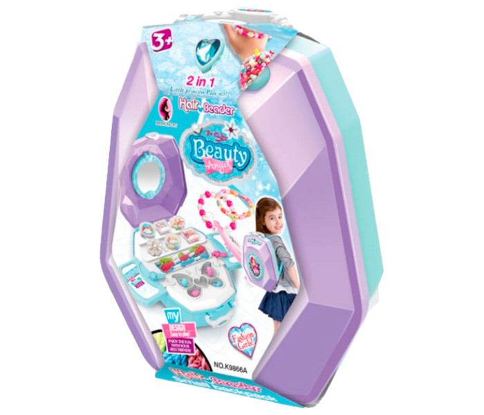 Igracka set torba 2 in1 za pravljenje nakita za kosu