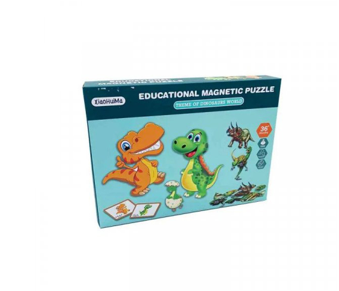 Igračka puzle  magnetna knjiga, Dinosaurus