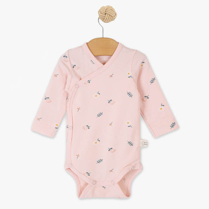 Bebi bodi za djevojčice na preklop 68