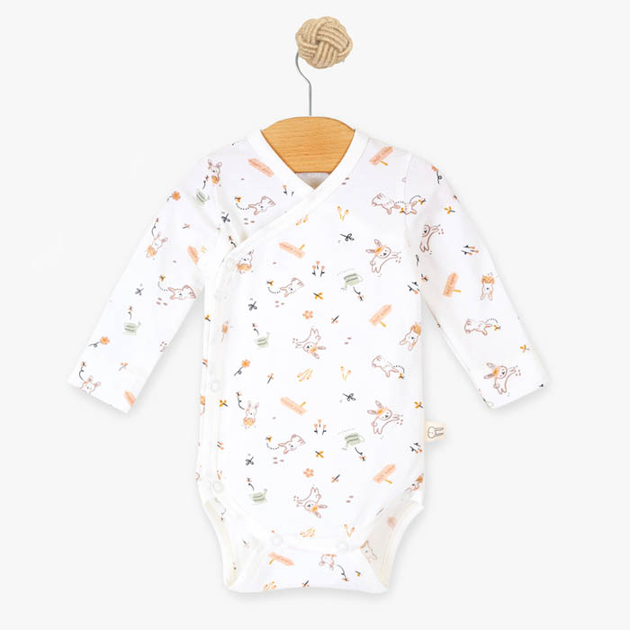 Bebi bodi za djevojčice na preklop  62