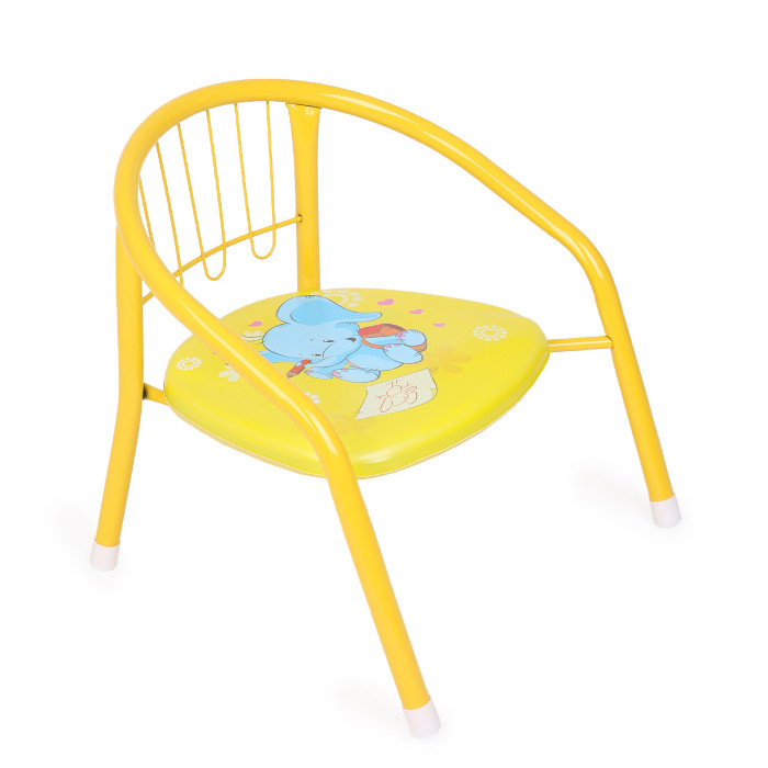 Dječija metalna stolica žuta