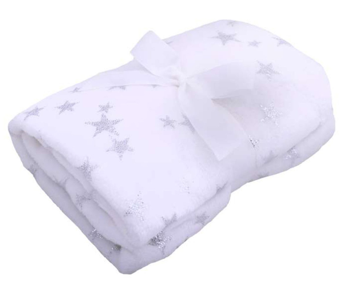 Bebi ćebe zvjezdice bijelo 90x75cm
