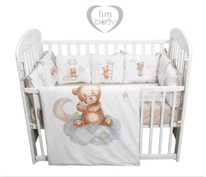 Bebi posteljina sa jastucima Teddy