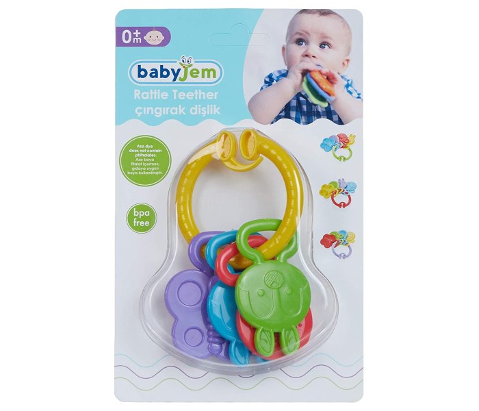 zvečka glodalica Baby Jem zuta