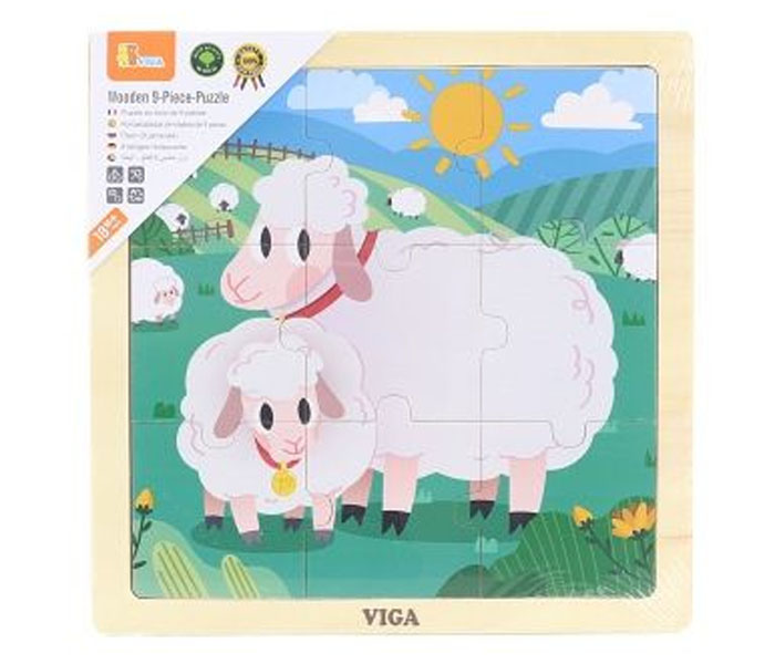 Igračka Master drvene puzle ovca 9kom.