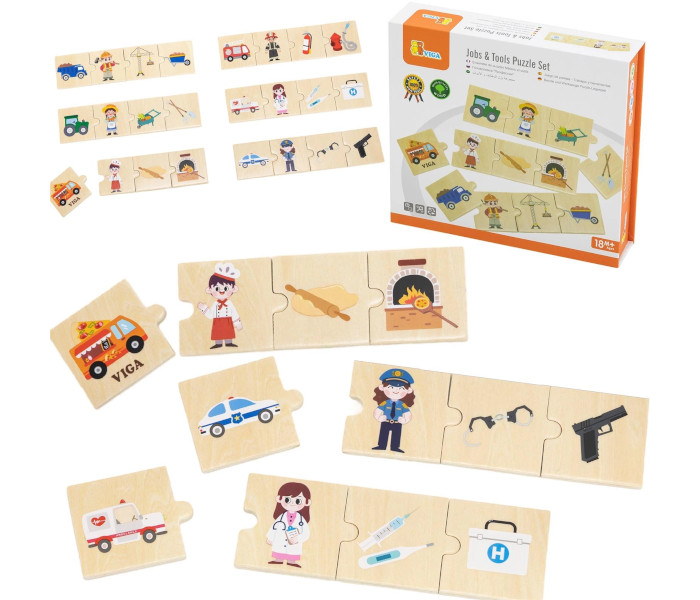 Igračka Master drvene puzle zanimanja