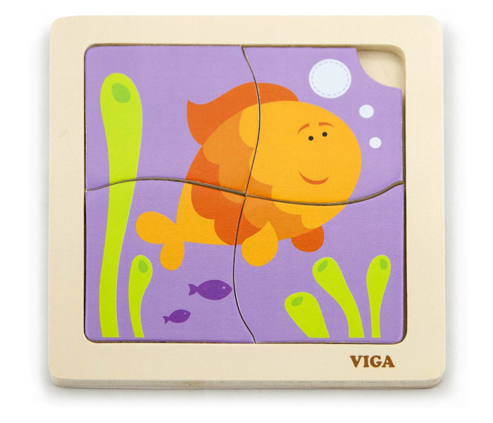 Igračka Master drvene puzle riba