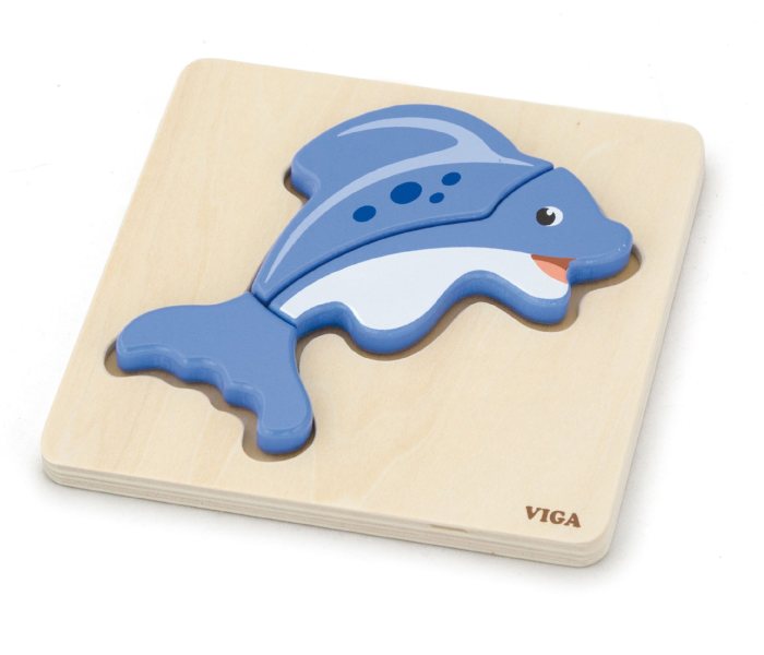 Igračka Master drvene puzle riba