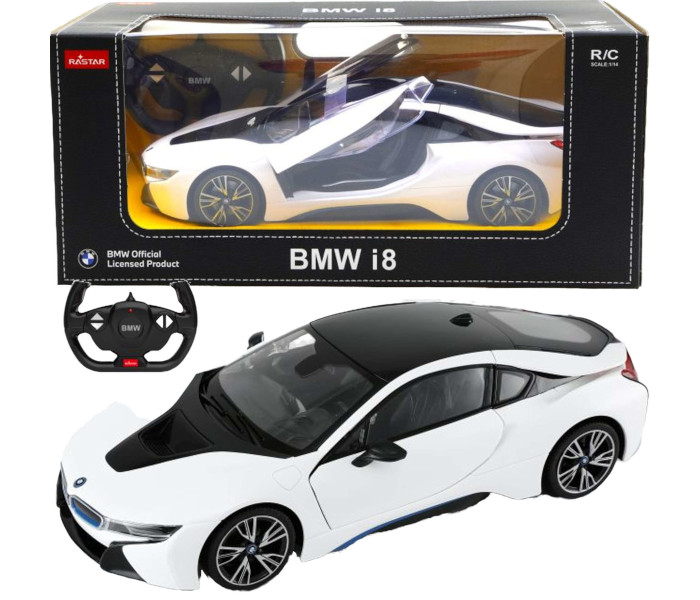 Igračka Rastar auto BMW I8 Open door by manual 1:14