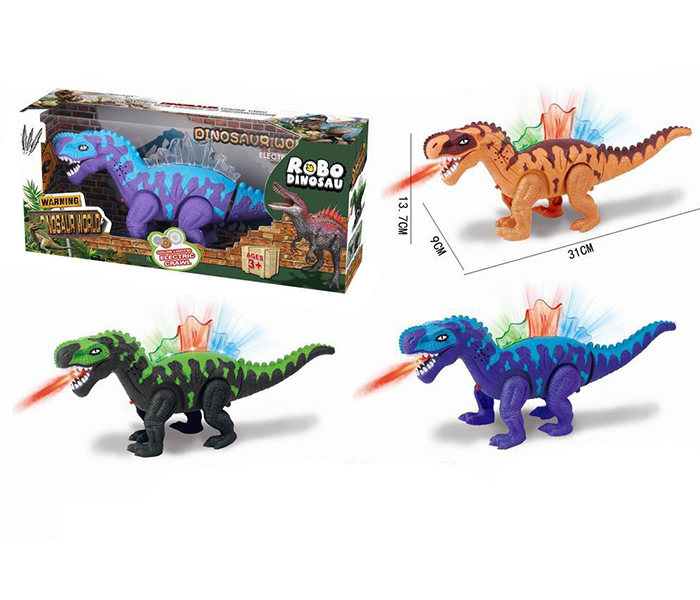 Igračka dinosaurus koji hoda, sa svjetlom i muzikom