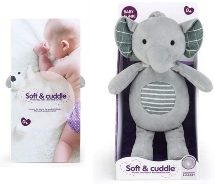 Igračka plišana igračka sa umirujućim zvukovima i svjetlom