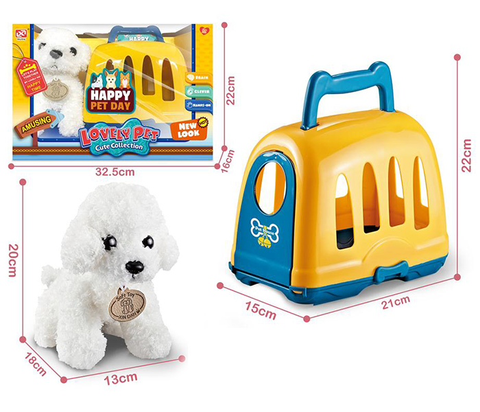 Igračka Master, plišani pas sa kavezom