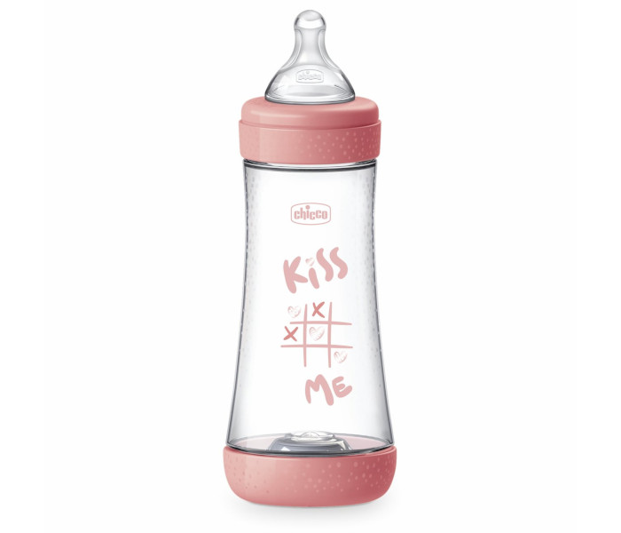 Flasica pvc silikon perfect5 300 ml-roze