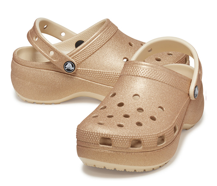 Crocs klompe Classic glitter na platformu