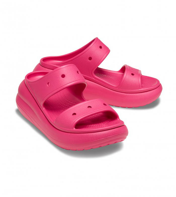 Crocs sandale Classic Crush ciklama