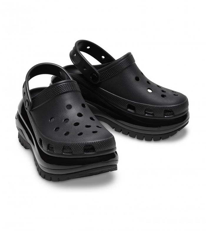 Crocs klompe Classic Mega Crush crne